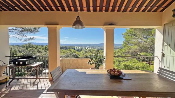 A vendre - Maison au calme absolu - Luberon sud - vue dominante et nature sauvage