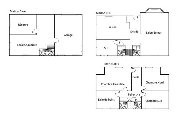 Maison
         5 pièces
        - 116 m² 334 900 € *