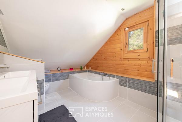 Chalet en bois au coeur de la nature