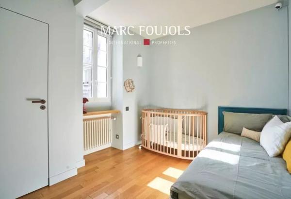 Paris XVI – Trocadéro appartement de 130 m² au dernier étage avec balcons