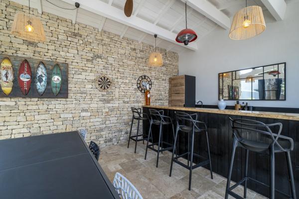 Maison neuve 5 chambres piscine, cuisine d'été, garage
