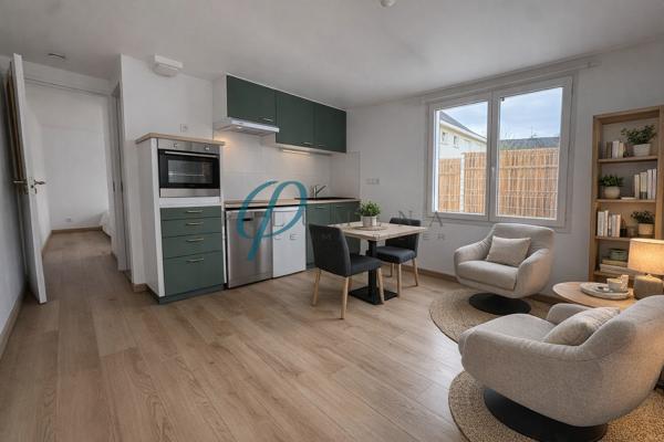 À VENDRE – T2 de plain-pied avec grande terrasse exposée sud – Entièrement rénové