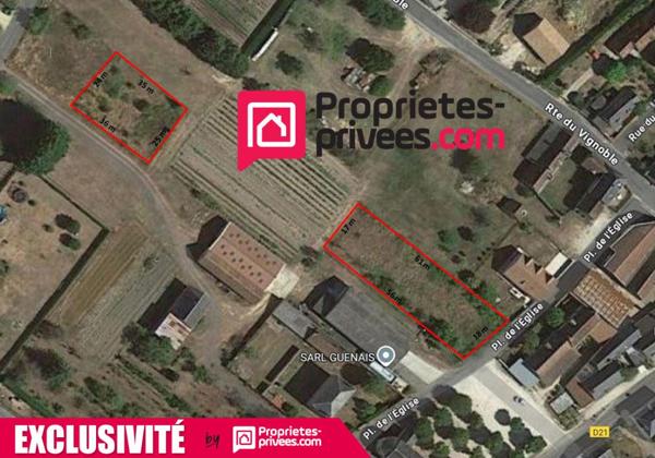 Terrain  constructible de 1960 m2 à Choussy 41700