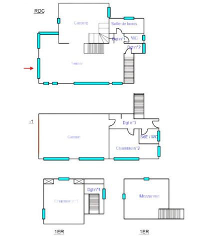 Villa vue mer 5 pièces 122 m2 sur 2000m²