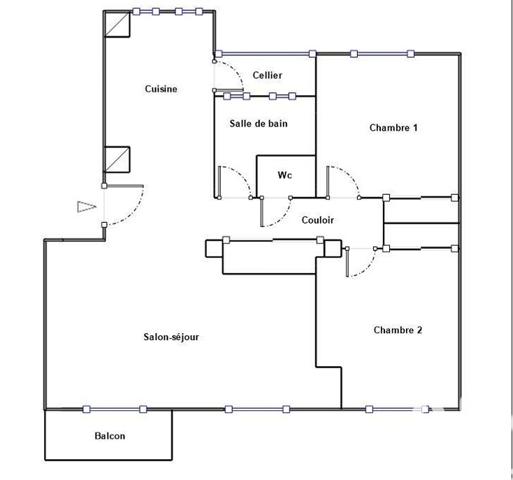 Appartement à vendre 3 pièces 71,42 m² Montpellier
