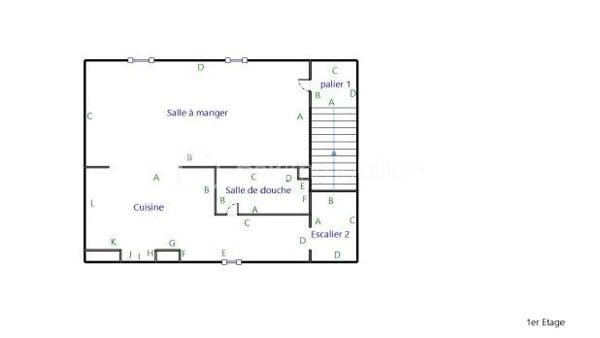 Immeuble mixte de 228 m²