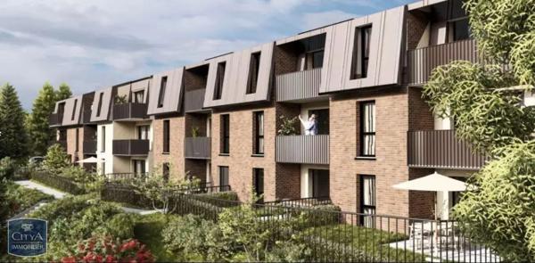 Appartement à louer 2 pièces 46.36m² Harfleur (76700)