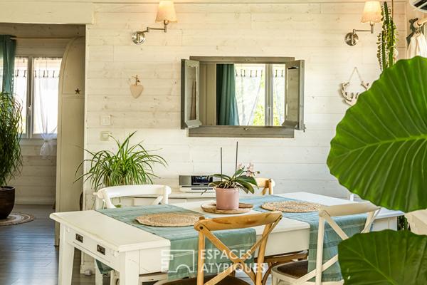 Demeure de charme, plage des chalets à Gruissan Plage – Entre mer et Clape