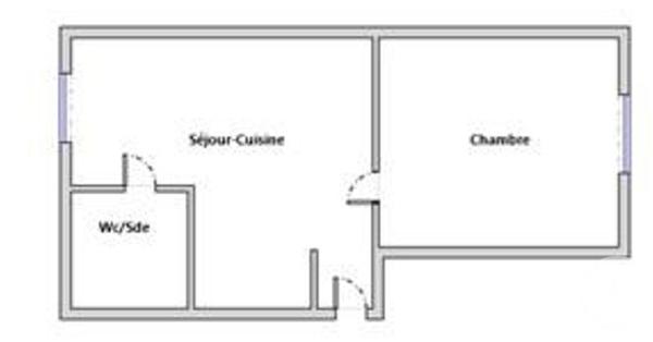 Appartement F2 à vendre  2 pièces - 29,50 m2 LEVALLOIS PERRET - 92