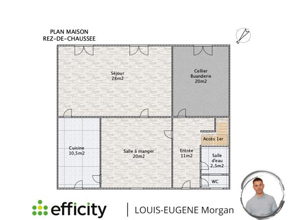 Maison 6 pièces - 155 m²