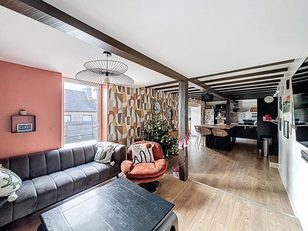 Inzinzac-Lochrist - Maison 142 m² des années 60 - 5 chambres - jardin