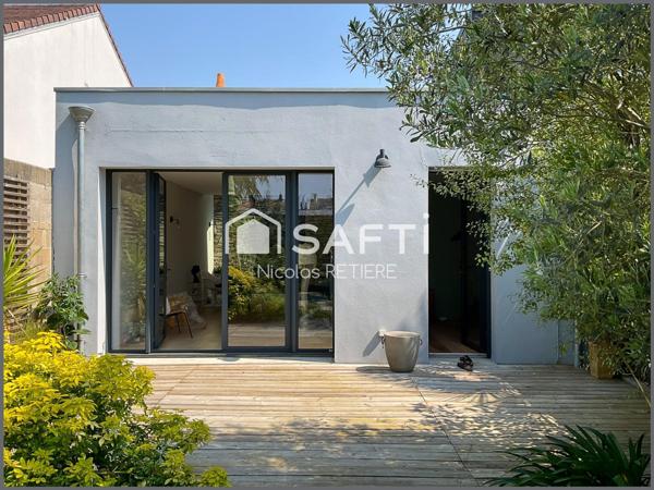 Maison rénovée avec jardin intimiste 3/4 pièces de 80 m2 100m2 au sol