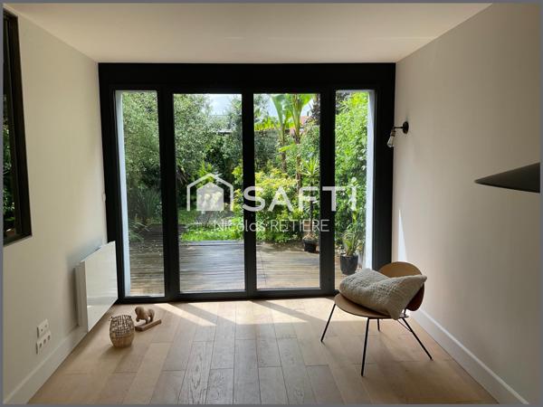 Maison rénovée avec jardin intimiste 3/4 pièces de 80 m2 100m2 au sol