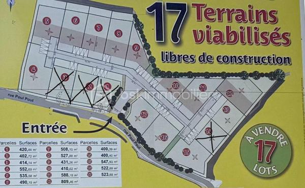 Lotissement de 400 m²