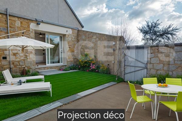 Maison indépendante 75 m² / 2 chambres / Extérieur clos 45 m² + Parcelle 50 m² / Centre MOUROUX tout