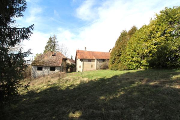 Ensemble immobilier à réhabilité avec très beau potentiel terrain de 1720 m² (73240 Saint Genix les villages)