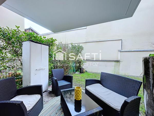 Proche gare, T3 récent avec parking et jardinet