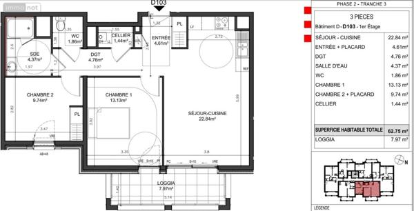 Appartement à vendre à Dinard en Ille-et-Vilaine (35800), ref : 028/1347