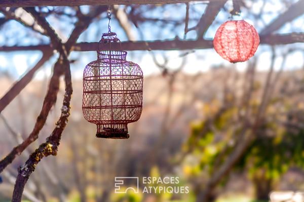 Maisons écologiques au coeur de la nature, authentique havre de paix