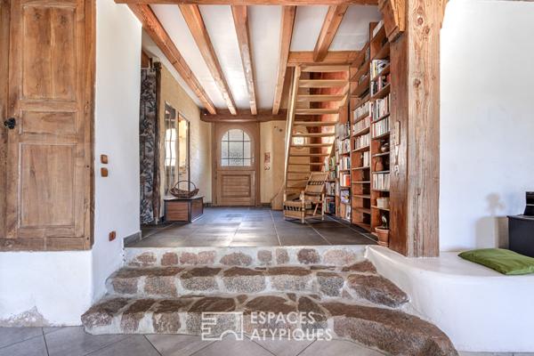 Maisons écologiques au coeur de la nature, authentique havre de paix