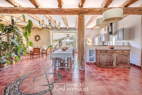 Maisons écologiques au coeur de la nature, authentique havre de paix