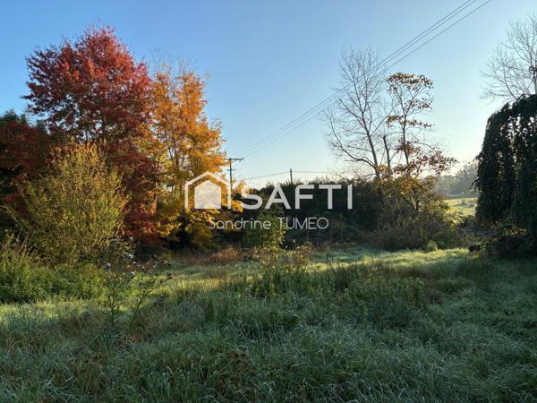 Terrain constructible au calme, entre nature et sérénité