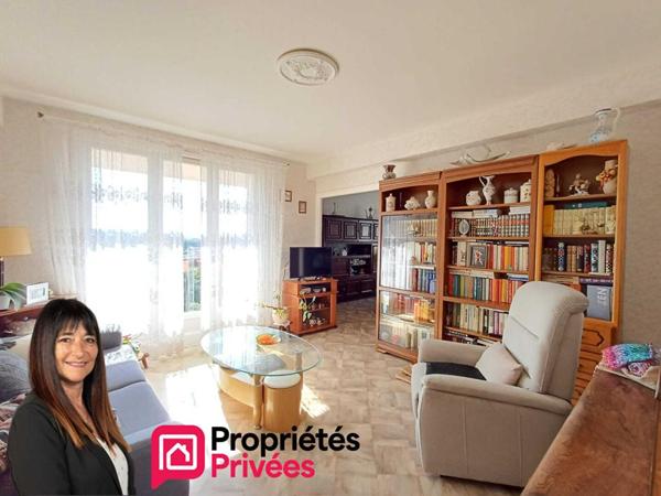 Roanne centre T5 avec balcon, vue dégagée et garage