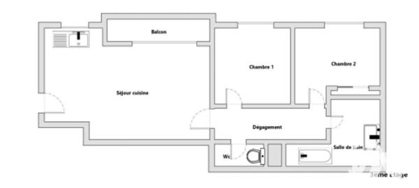 Appartement à vendre 3 pièces 52 m² Marly-le-Roi