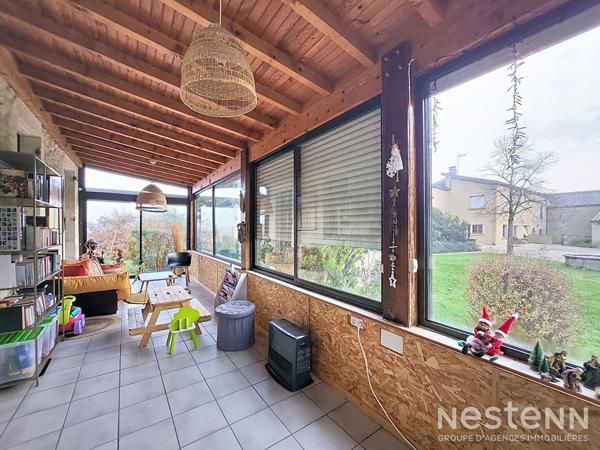 A Vendre Maison en pierre rénovée de 98 m² avec véranda et jardin non attenant à Roquepine