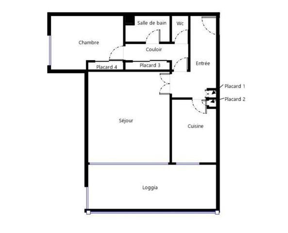 FORT POTENTIEL - 2/3 pièces - Cave et Parkings