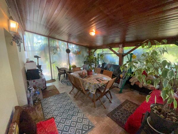 Maison Type Toit Gascon Grenade sur l'Adour, Jardin, Véranda, 4 chambres.