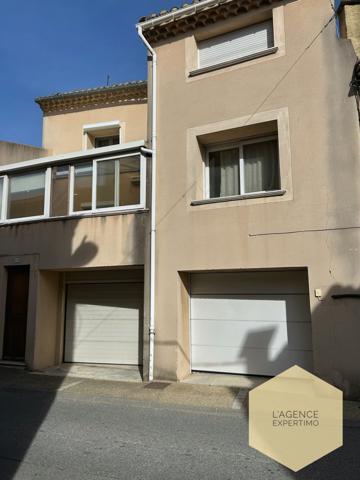 Jonquières (84150) Maison de village 4 pièces avec cour intime et double garage en plein centre-ville de Jonquières