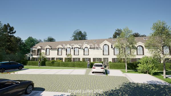 Appartement de 2 pièces avec un jardin privatif et une place de parking situé au rez-de-chaussée d'un ensemble immobilier en cours de rénovation, au coeur du centre-ville d'Étampes