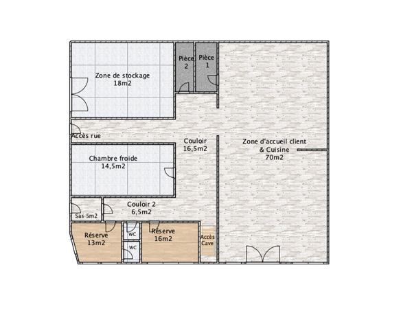 Local Commercial 6 pièces - 175 m²