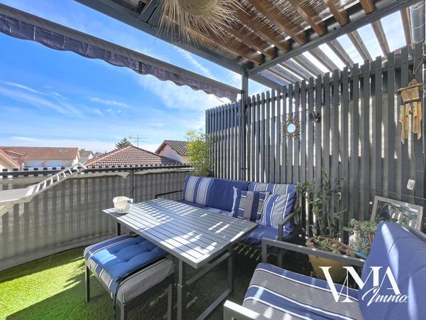 Beau T2 récent de 46 m2 carrez avec terrasse et garage double Détails des diagnostics énergétiques
