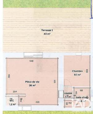Maison à vendre 2 pièces 40 m² Saint-Hilaire-de-Riez