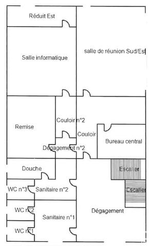 Location bureaux 400 m² Soulom