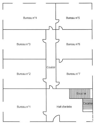 Location bureaux 400 m² Soulom