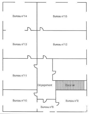 Location bureaux 400 m² Soulom