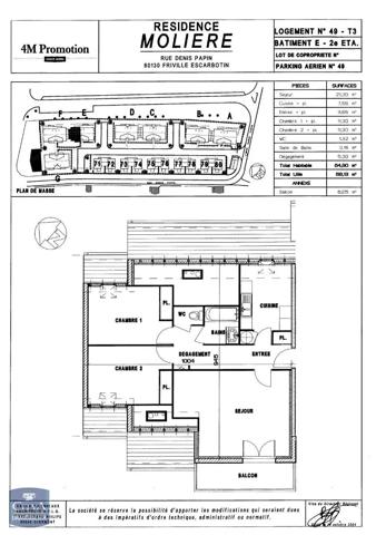 Appartement à louer 3 pièces 64.9m² Friville-Escarbotin (80130)
