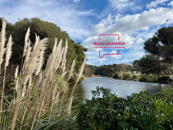 Appt T2 en rez de jardin  vue mer - Parking privatif et piscine privée