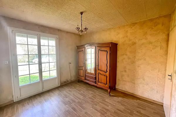 Maison plain pied 3chambres avec grand jardin - TREJET