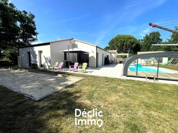 Vente maison individuelle Moutiers les mauxfaits, 140m² 5 pièces 418 000€ avec garage
