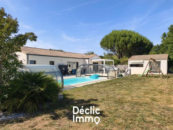 Vente maison individuelle Moutiers les mauxfaits, 140m² 5 pièces 418 000€ avec garage