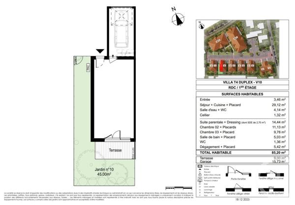 Maison à vendre  4 pièces - 85,20 m 2   LE TEICH  - 33