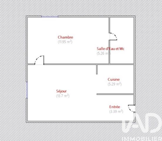 Appartement à vendre 2 pièces 39,59 m² Bobigny