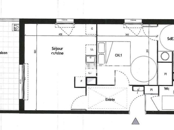 À vendre Appartement 2 pièces 44.54 m² - Valence 26000