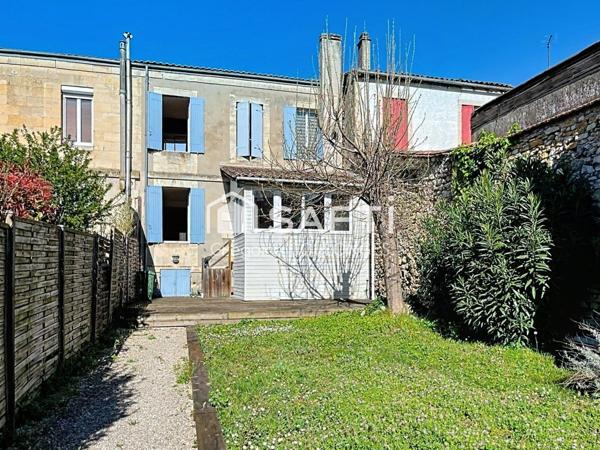 Maison de ville 3 chambres et jardin