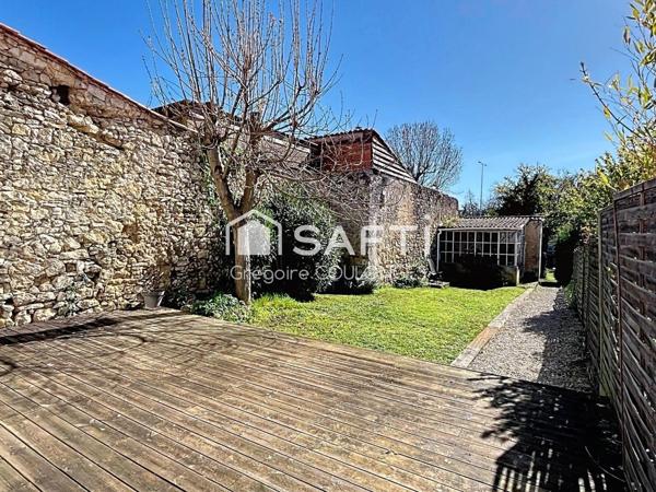 Maison de ville 3 chambres et jardin