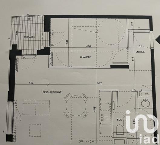 Appartement à vendre 2 pièces 50 m² Orly